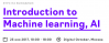 Introduction to Machine Learning, AI