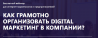 Как грамотно организовать digital-маркетинг в компании?
