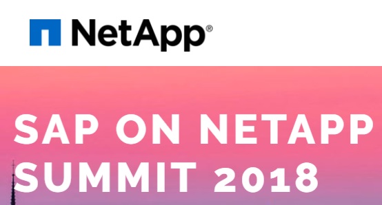 SAP on NetApp Summit 2018