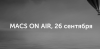 Macs On Air 26/09