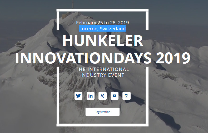 Hunkeler Innovationdays 2019