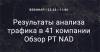 Результаты анализа трафика в 41 компании. Обзор PT NAD