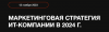 Маркетинговая стратегия ИТ-компании в 2024гг.