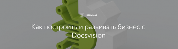 Как построить и развивать бизнес с Docsvision