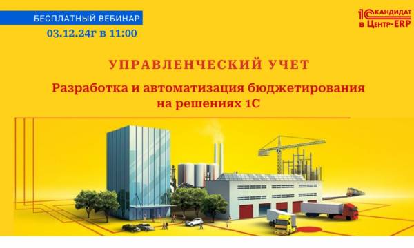 Управленческий учет. Разработка и автоматизация бюджетирования на решениях 1С