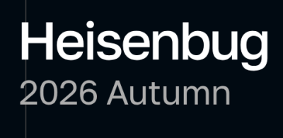 Heisenbug 2026 Autumn