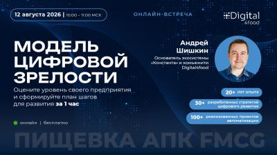 Модель цифровой зрелости. Оцените уровень своего предприятия и сформируйте план шагов для развития за 1 час
